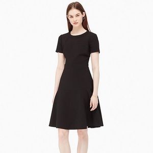 KATE SPADE Crepe Flip Dress Black Sz 12